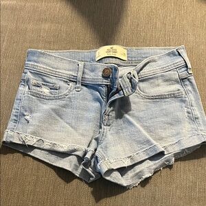 Hollister Light Blue Jean Shorts